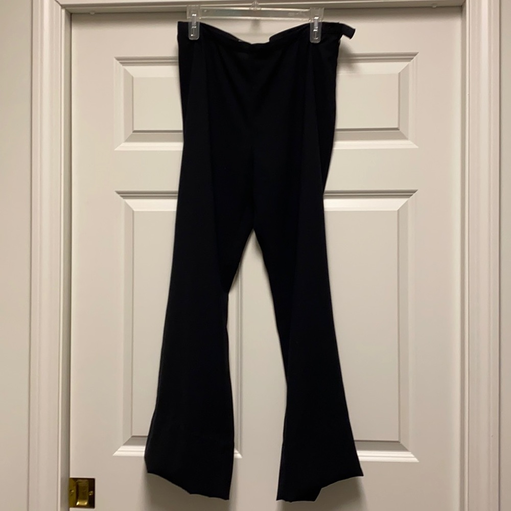 Wide leg black pants